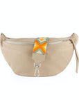 lepelou - leder - Bauchtasche - XL Bauchtasche LARA beige - LPBLARBEIE6