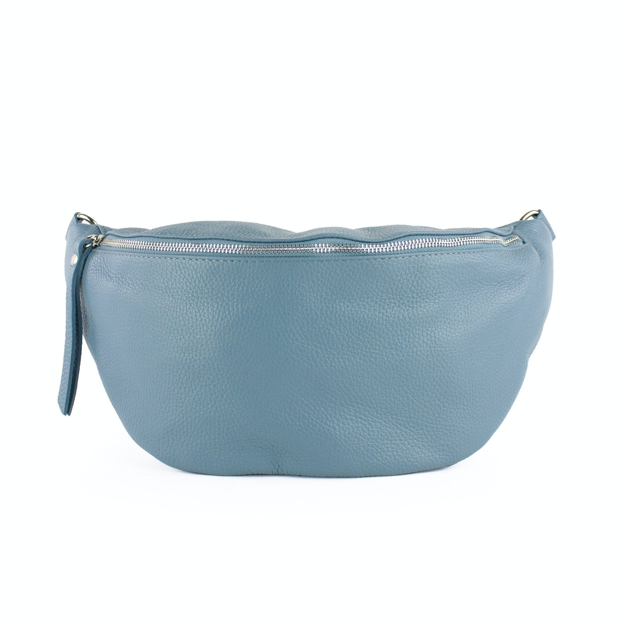 lepelou - leder - Bauchtasche - XL Bauchtasche LARA blau - LPBLARBLAE