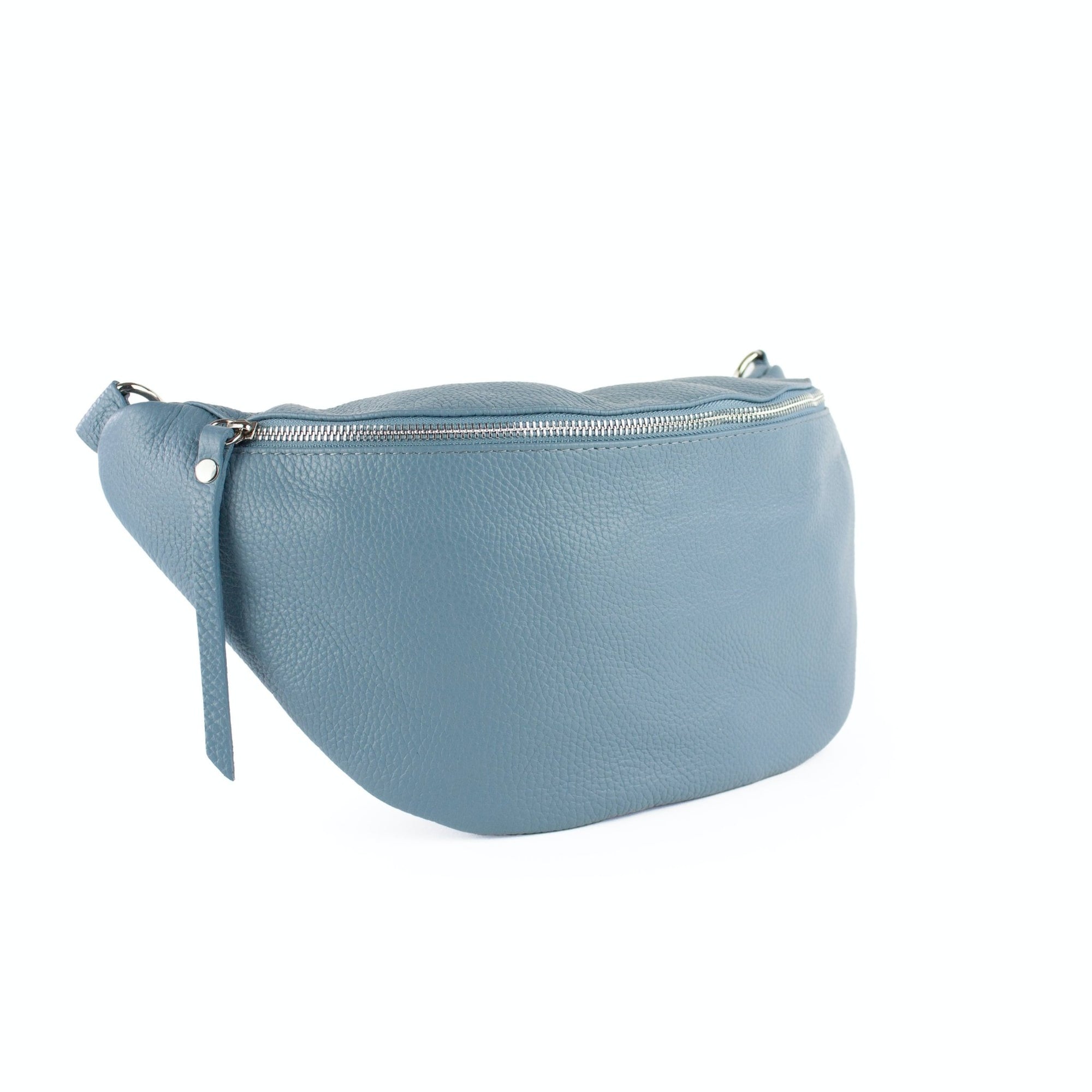 lepelou - leder - Bauchtasche - XL Bauchtasche LARA blau - LPBLARBLAE4