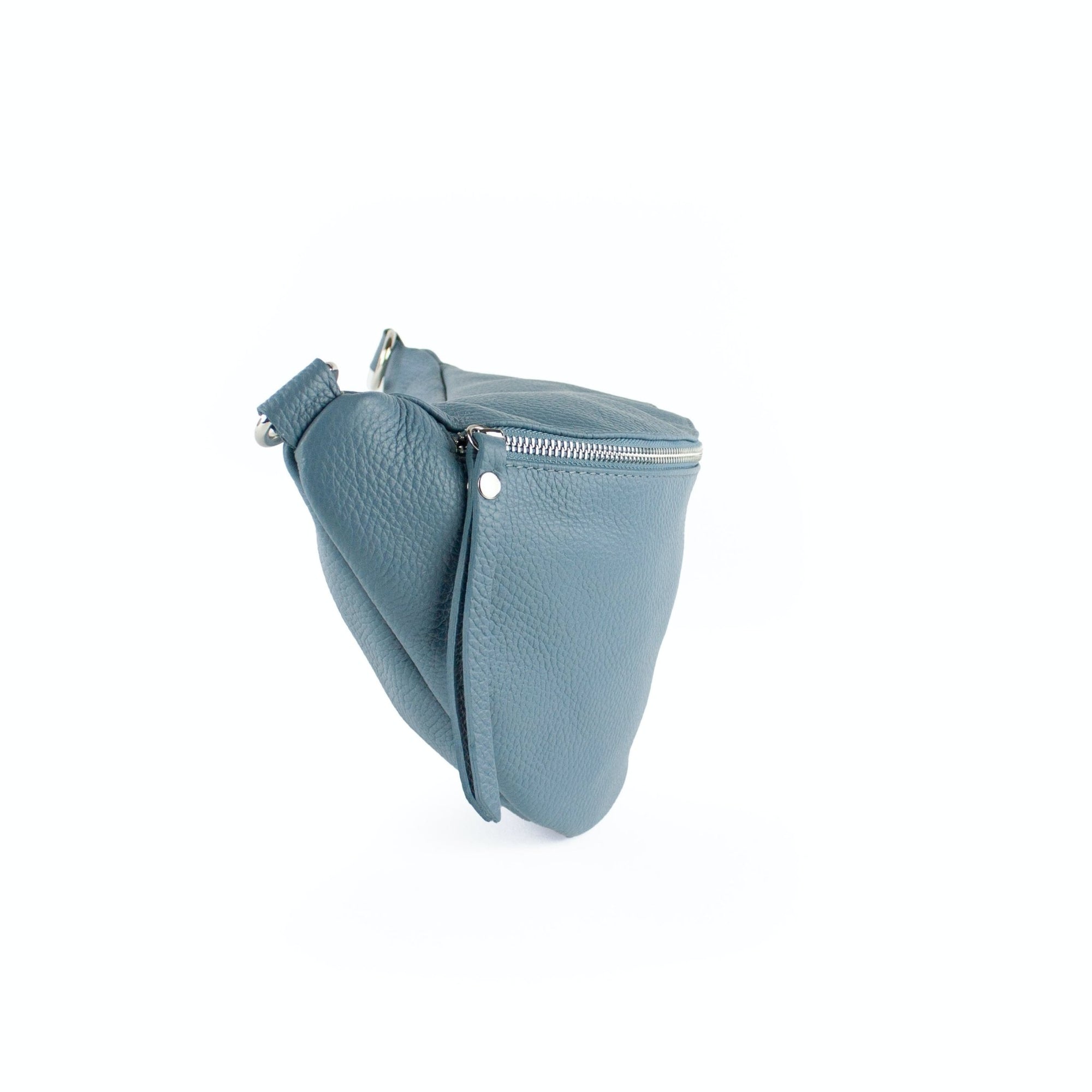 lepelou - leder - Bauchtasche - XL Bauchtasche LARA blau - LPBLARBLAE4