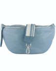 lepelou - leder - Bauchtasche - XL Bauchtasche LARA blau - LPBLARBLAE4