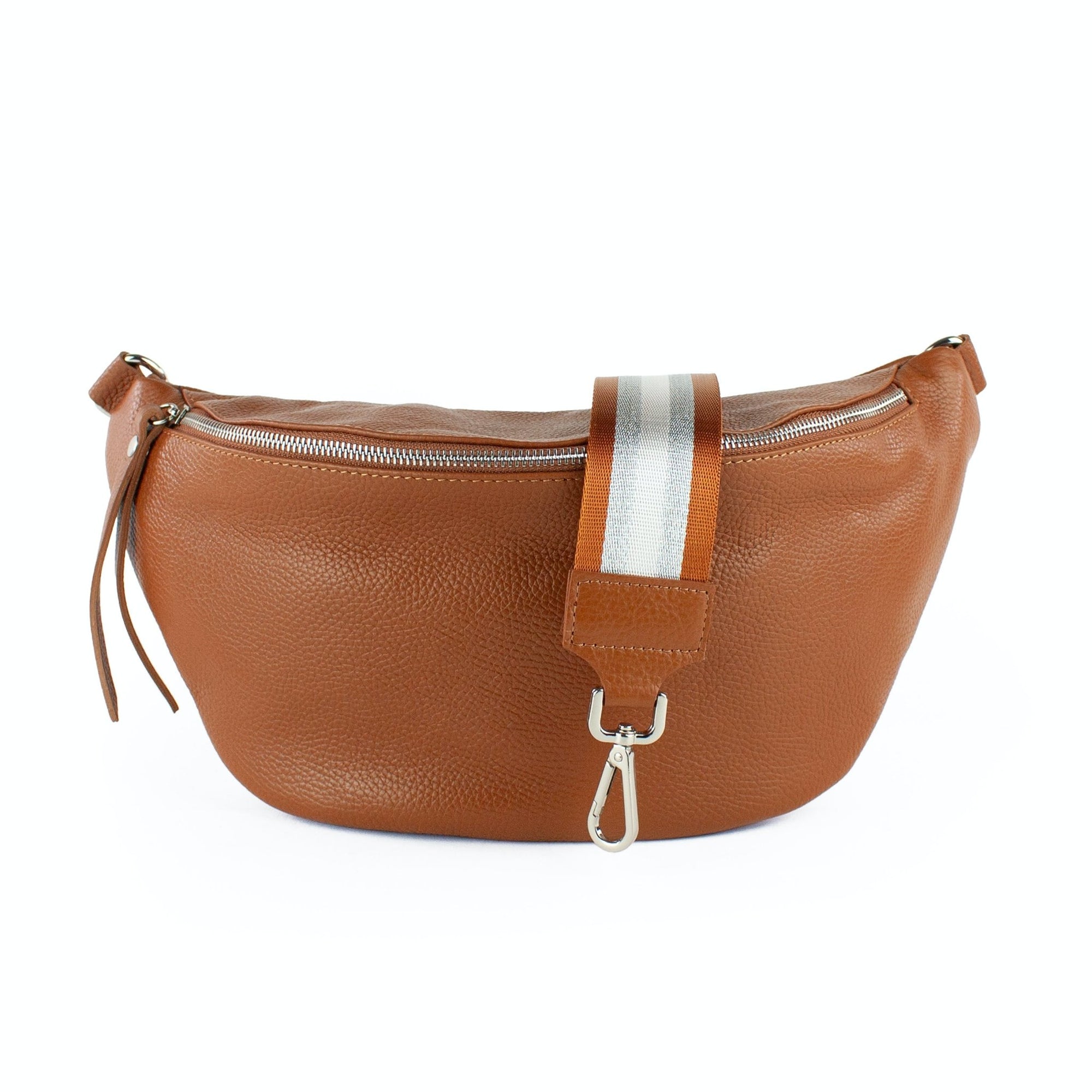 lepelou - leder - Bauchtasche - XL Bauchtasche LARA cognac - LPBLARCOGE3