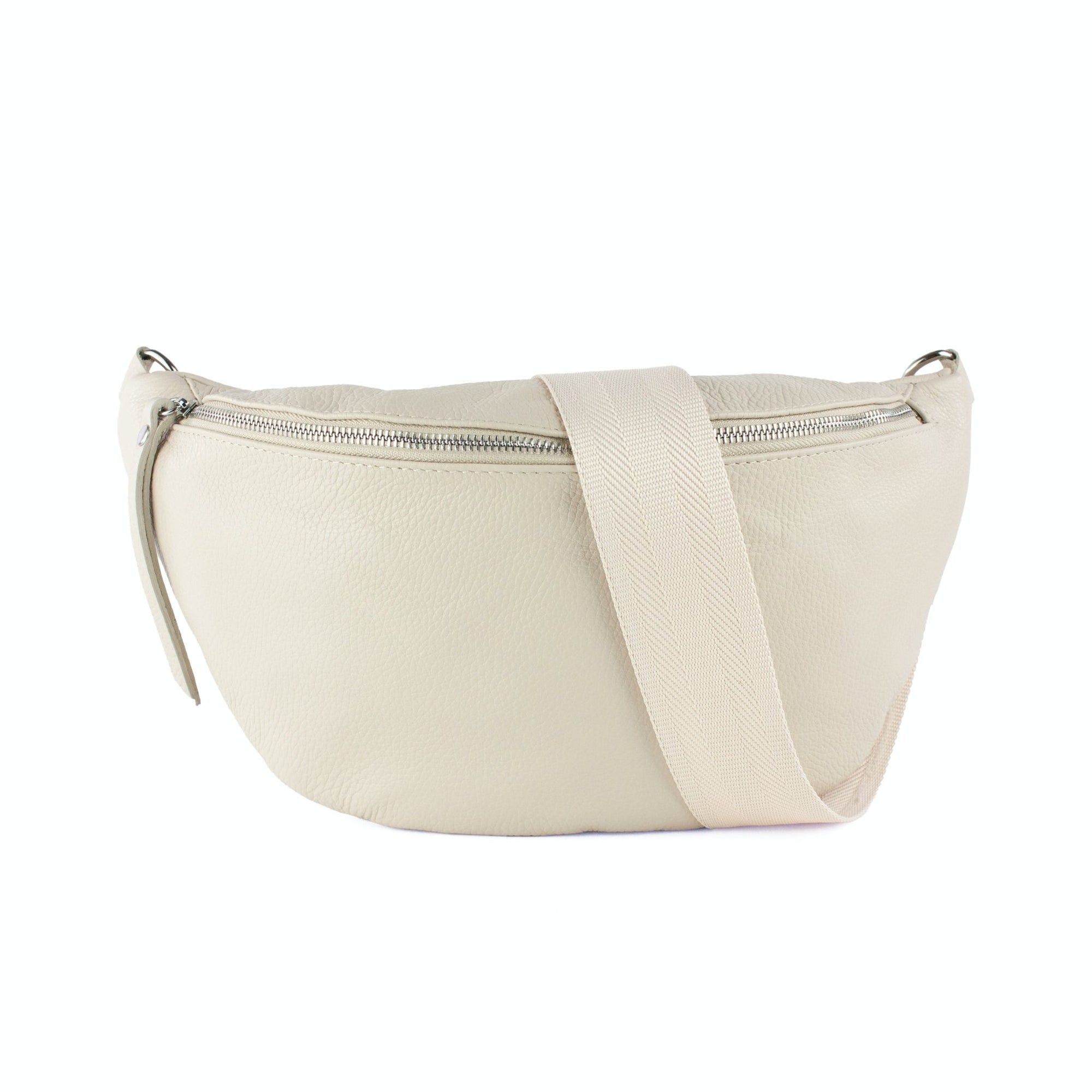 lepelou - leder - Bauchtasche - XL Bauchtasche LARA creme - LPBLARCREE5