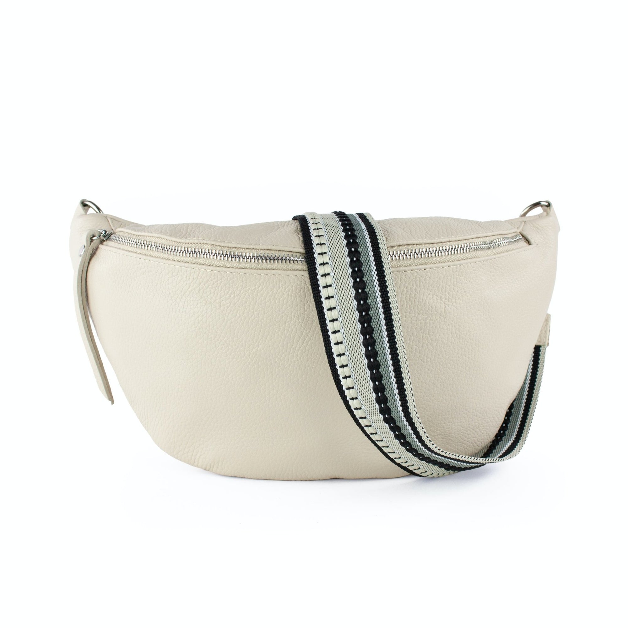 lepelou - leder - Bauchtasche - XL Bauchtasche LARA creme - LPBLARCREE6