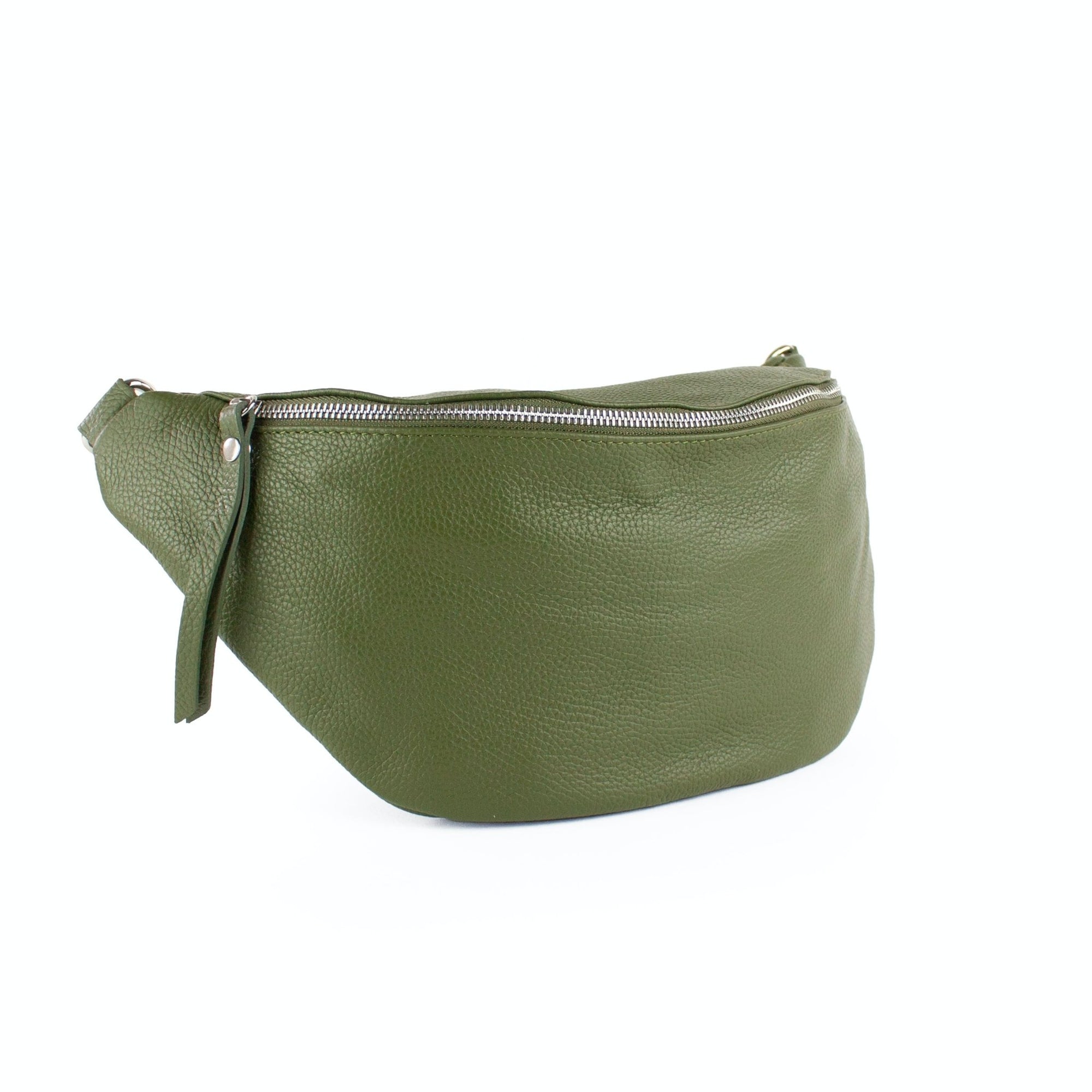 lepelou - leder - Bauchtasche - XL Bauchtasche LARA khaki - LPBLARKHAE5