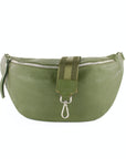 lepelou - leder - Bauchtasche - XL Bauchtasche LARA khaki - LPBLARKHAE5