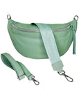 lepelou - leder - Bauchtasche - XL Bauchtasche LARA mint - LPBLARMINE4