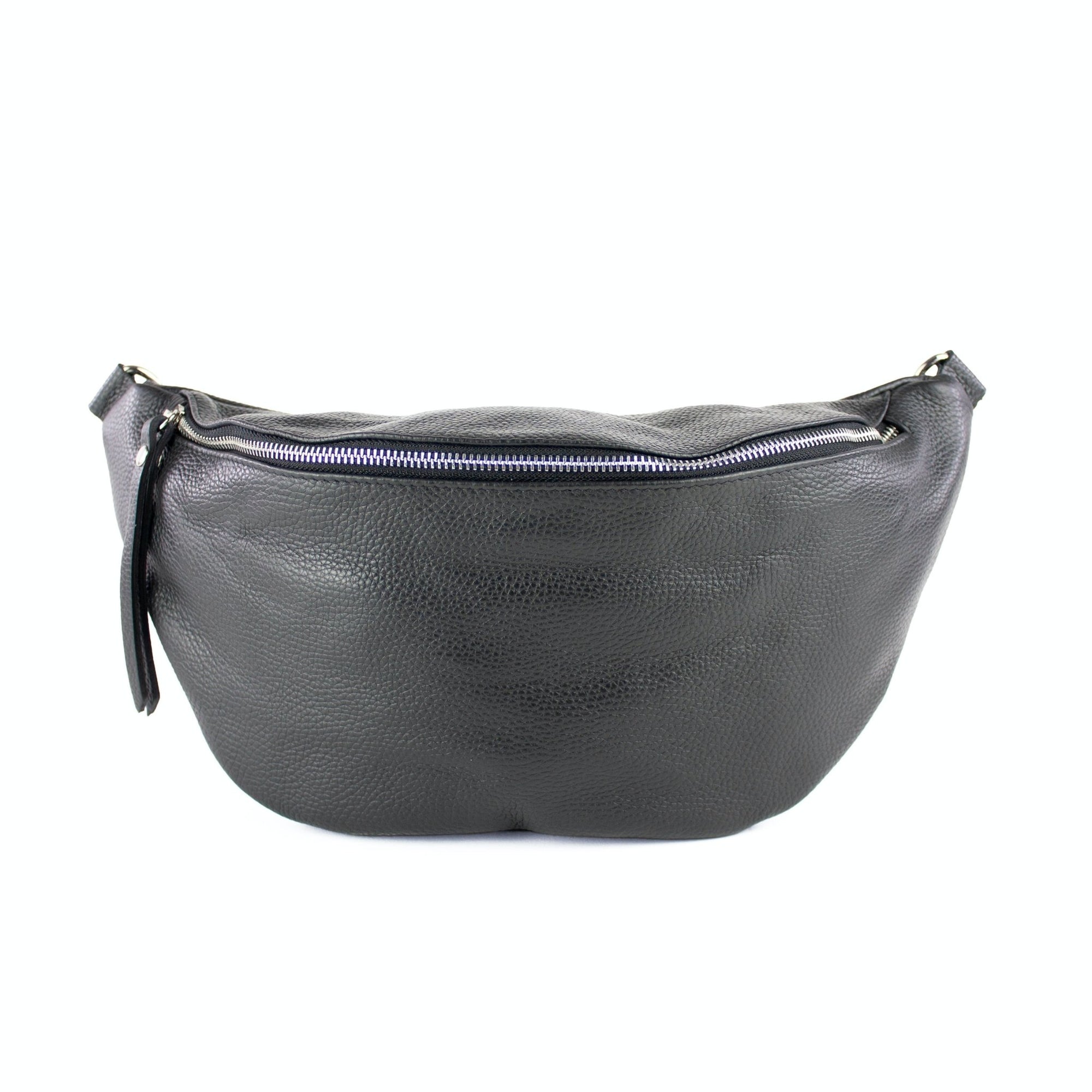 lepelou - leder - Bauchtasche - XL Bauchtasche LARA schwarz - LPBLARSCHE