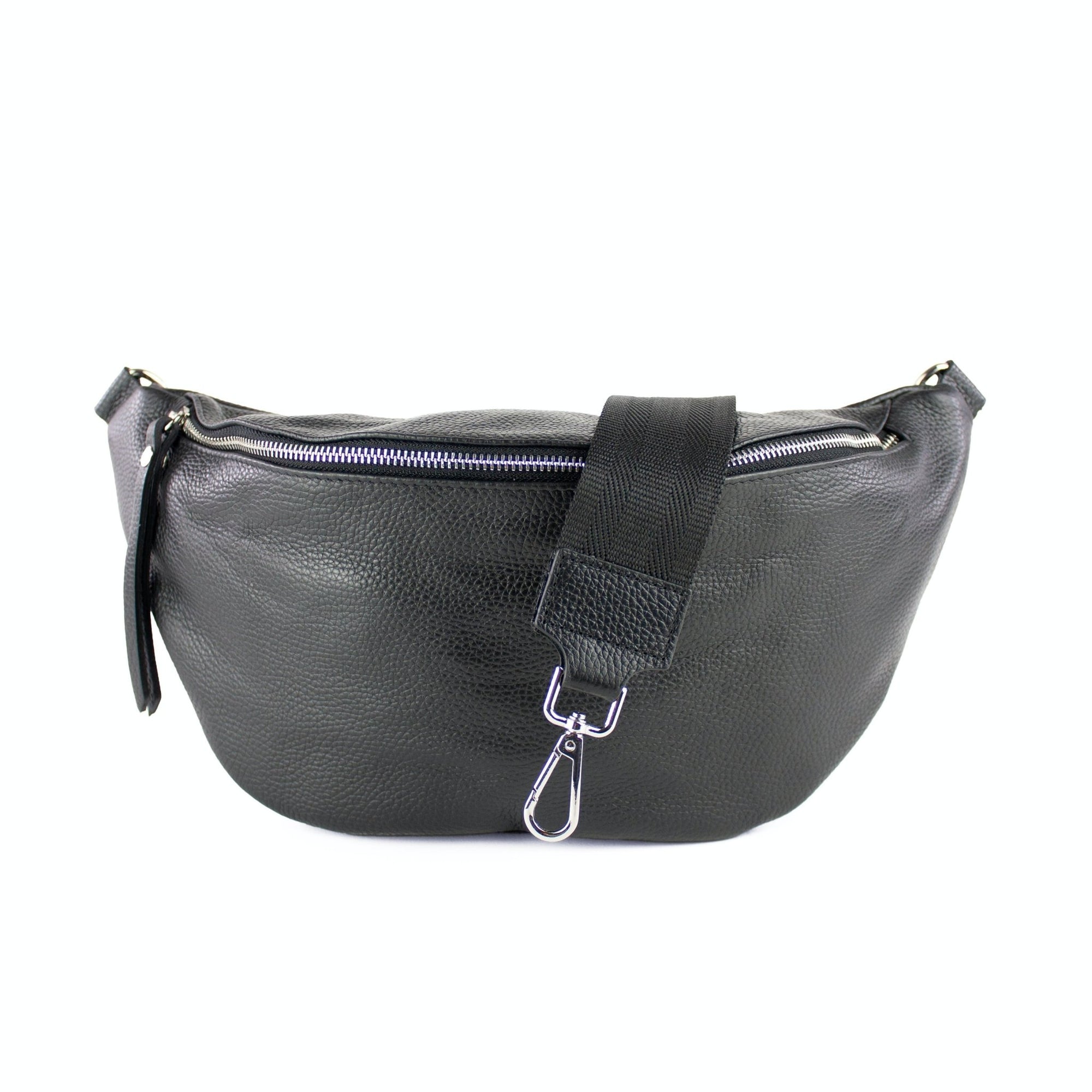 lepelou - leder - Bauchtasche - XL Bauchtasche LARA schwarz - LPBLARSCHE6