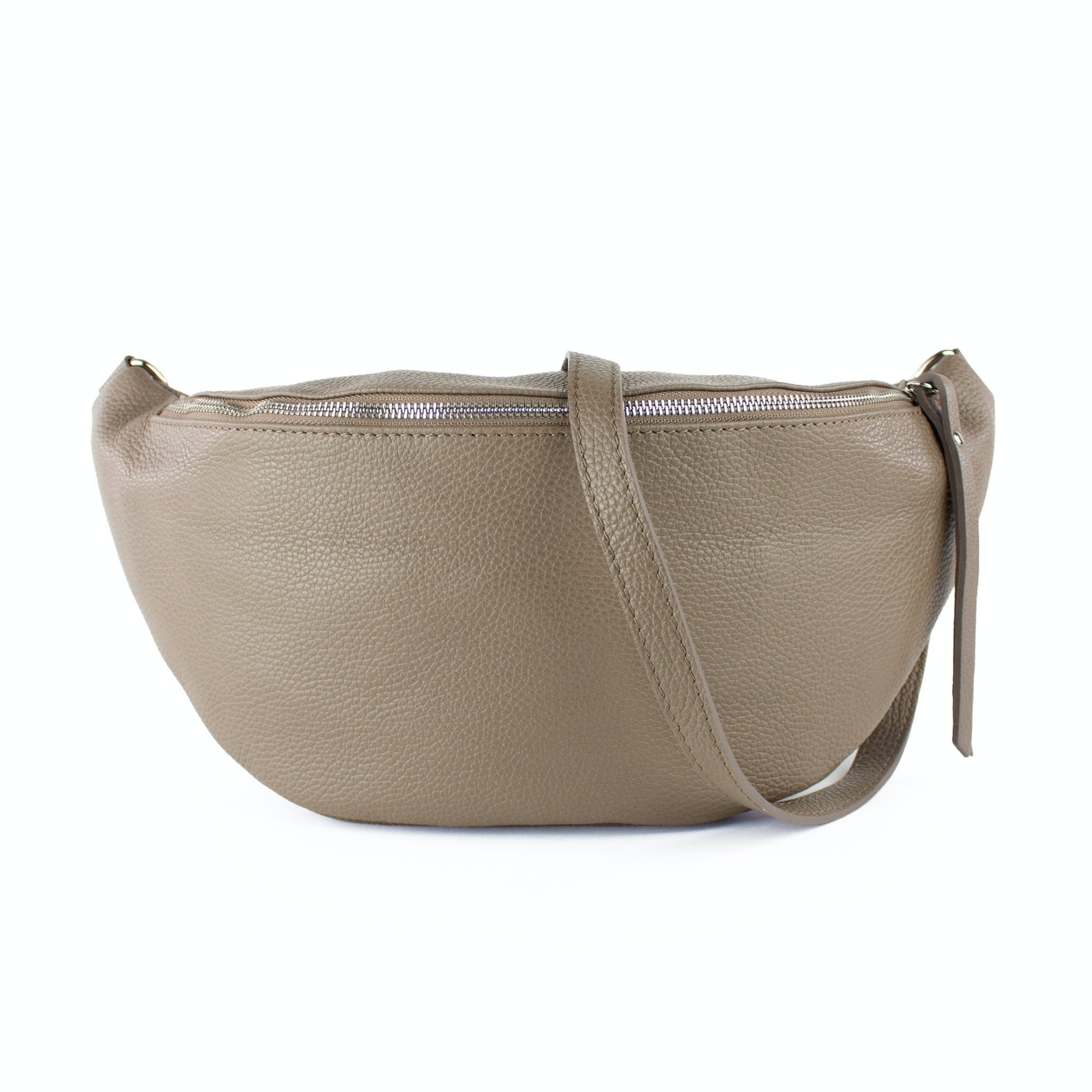 lepelou - leder - Bauchtasche - XL Bauchtasche LARA taupe - LPBLARTAUE