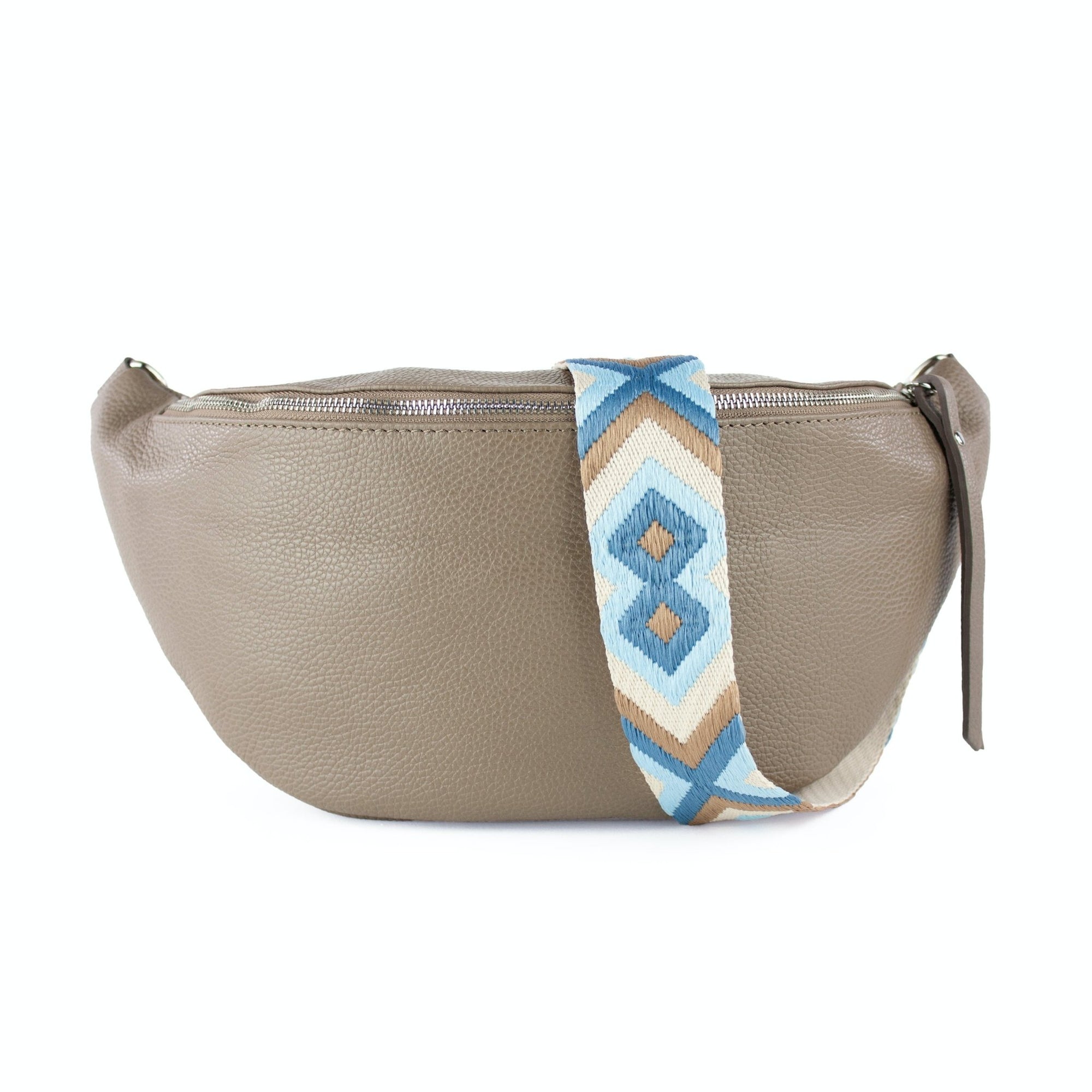 lepelou - leder - Bauchtasche - XL Bauchtasche LARA taupe - LPBLARTAUE1