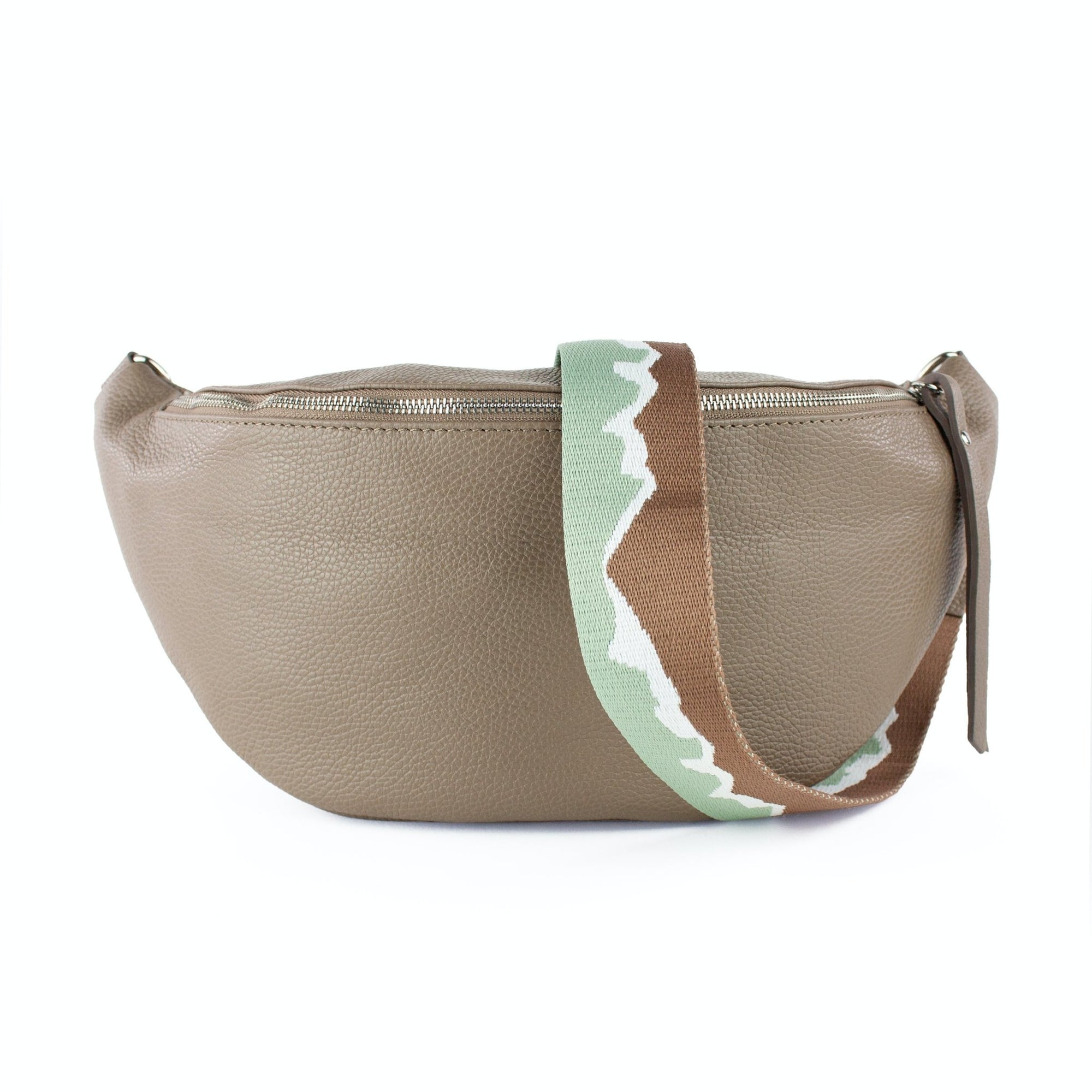 lepelou - leder - Bauchtasche - XL Bauchtasche LARA taupe - LPBLARTAUE2