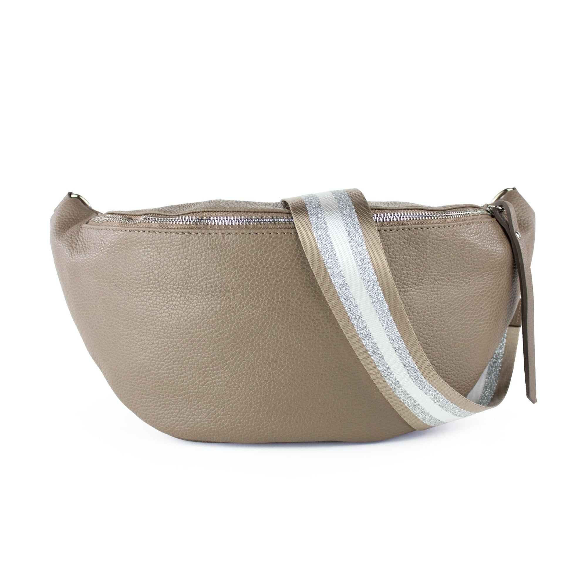 lepelou - leder - Bauchtasche - XL Bauchtasche LARA taupe - LPBLARTAUE5