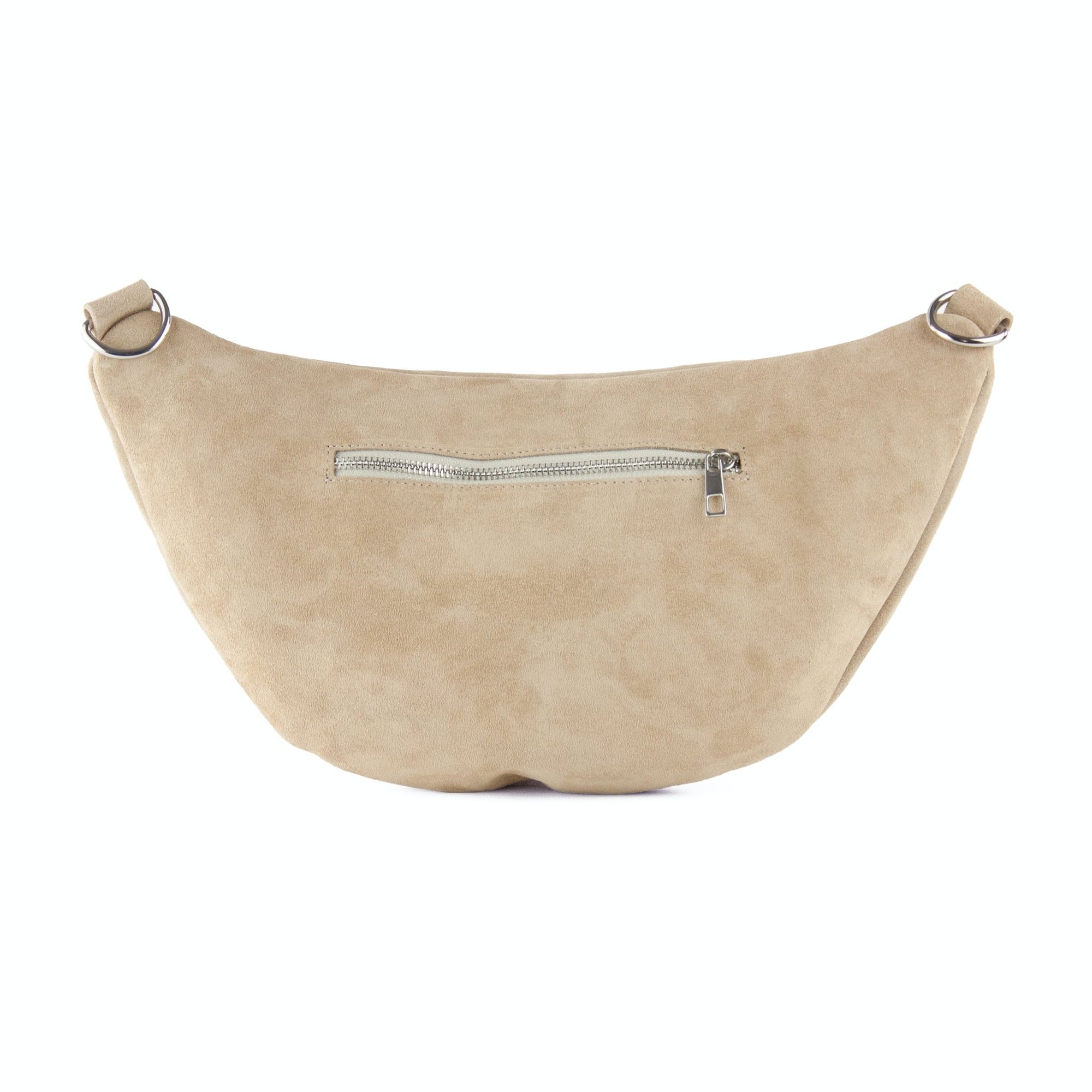 lepelou - leder - Bauchtasche - XL Wildleder Bauchtasche beige mit Wechselgurt - LPBVALBEIXL6