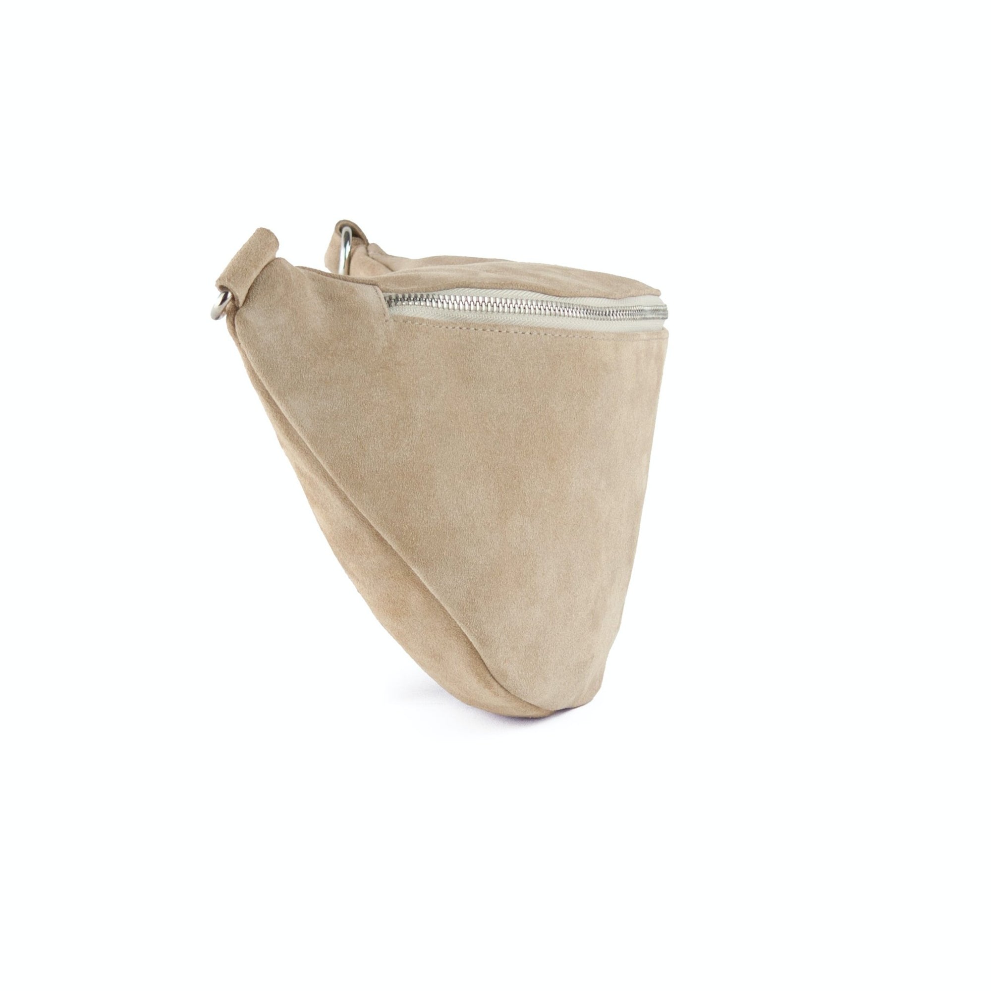 lepelou - leder - Bauchtasche - XL Wildleder Bauchtasche beige mit Wechselgurt - LPBVALBEIXL6