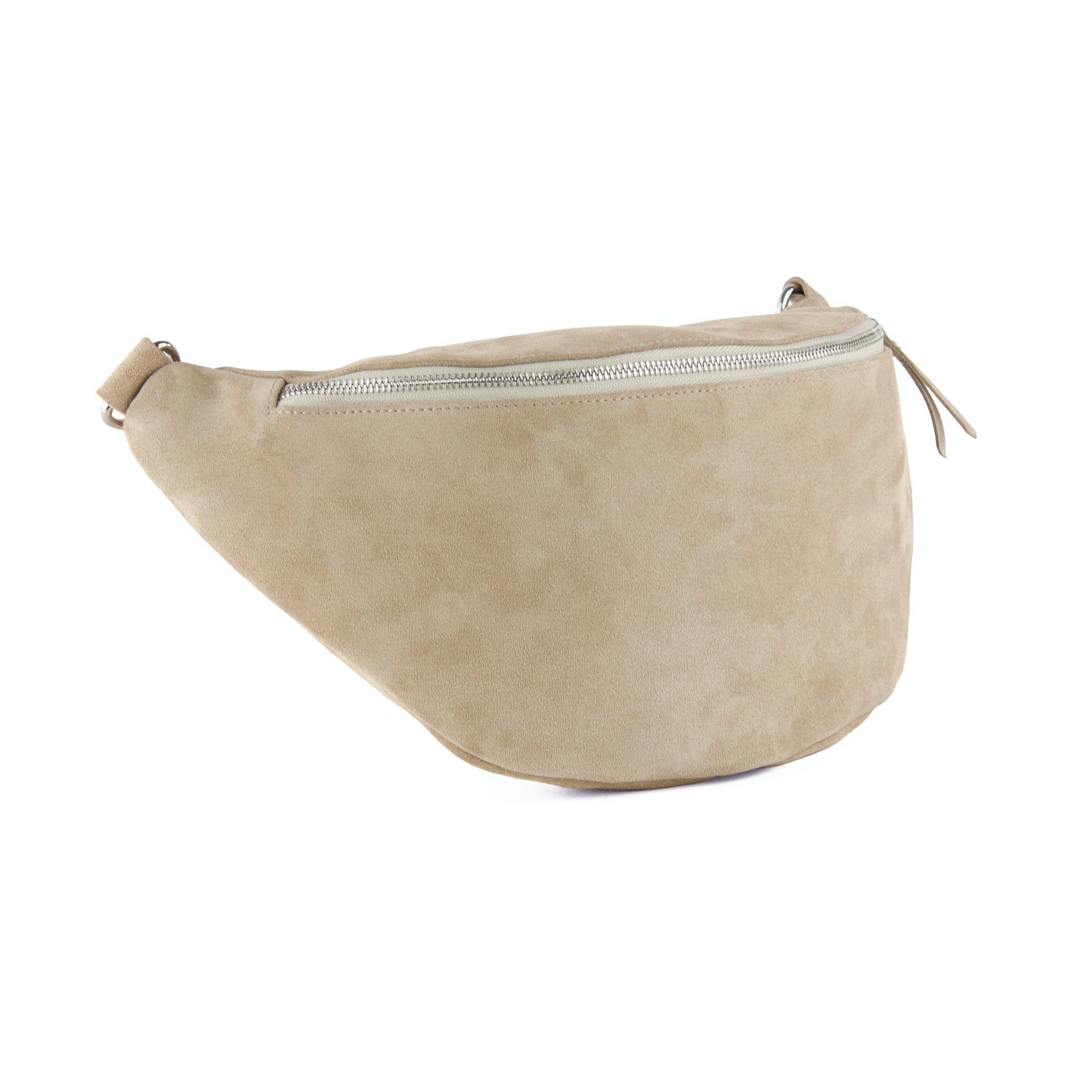 lepelou - leder - Bauchtasche - XL Wildleder Bauchtasche beige mit Wechselgurt - LPBVALBEIXL6