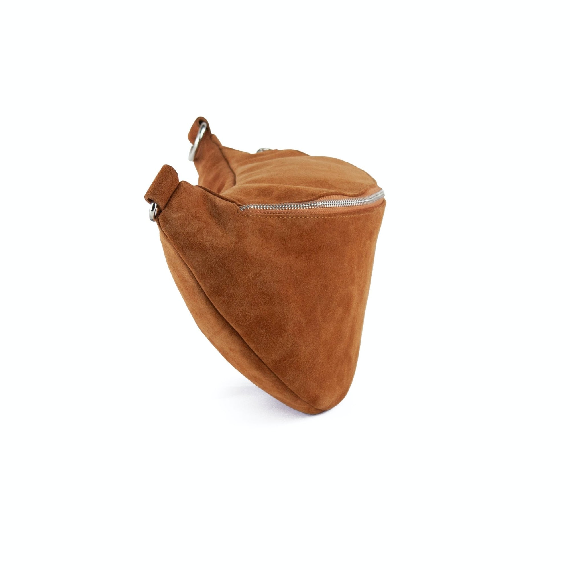 lepelou - leder - Bauchtasche - XL Wildleder Bauchtasche cognac mit Wechselgurt - LPBVALCOGXL7