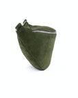 lepelou - leder - Bauchtasche - XL Wildleder Bauchtasche khaki mit Wechselgurt - LPBVALKHAXL5