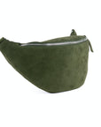 lepelou - leder - Bauchtasche - XL Wildleder Bauchtasche khaki mit Wechselgurt - LPBVALKHAXL5