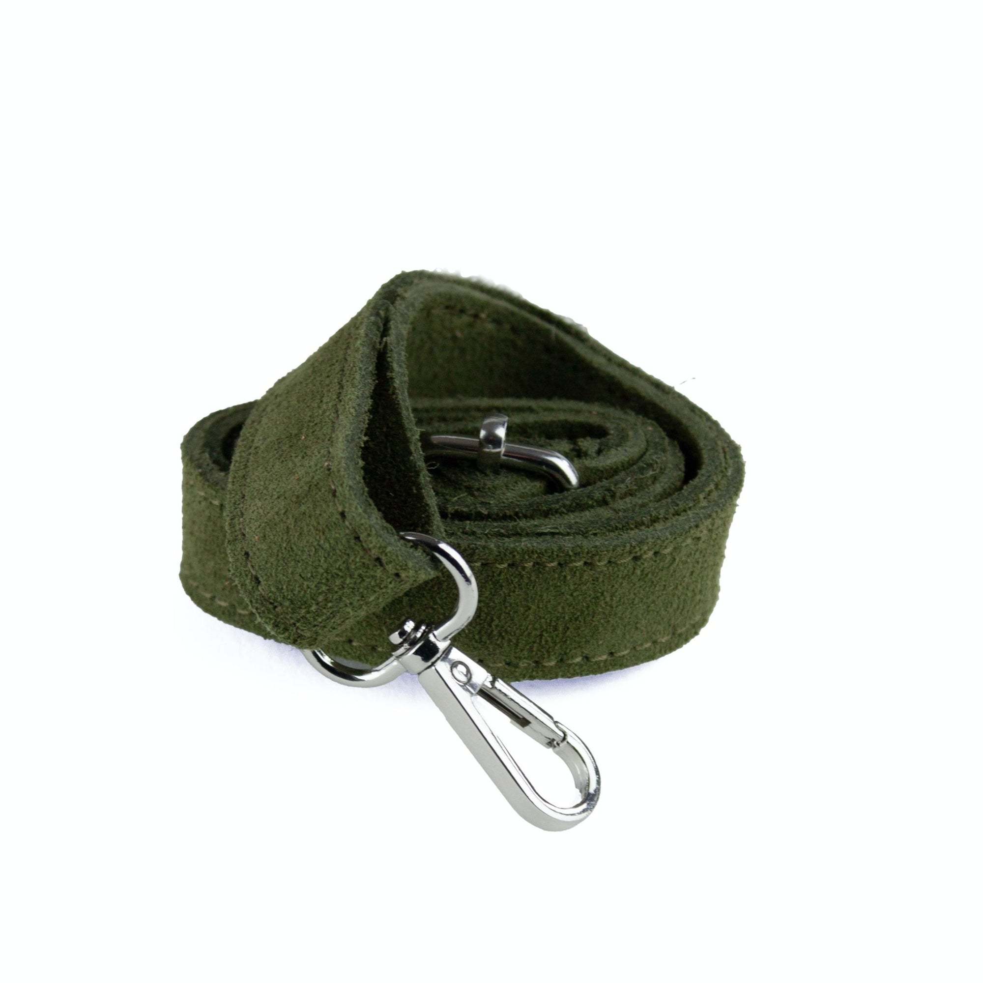 lepelou - leder - Bauchtasche - XL Wildleder Bauchtasche khaki mit Wechselgurt - LPBVALKHAXL5