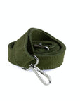 lepelou - leder - Bauchtasche - XL Wildleder Bauchtasche khaki mit Wechselgurt - LPBVALKHAXL5