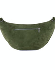 lepelou - leder - Bauchtasche - XL Wildleder Bauchtasche khaki mit Wechselgurt - LPBVALKHAXL5