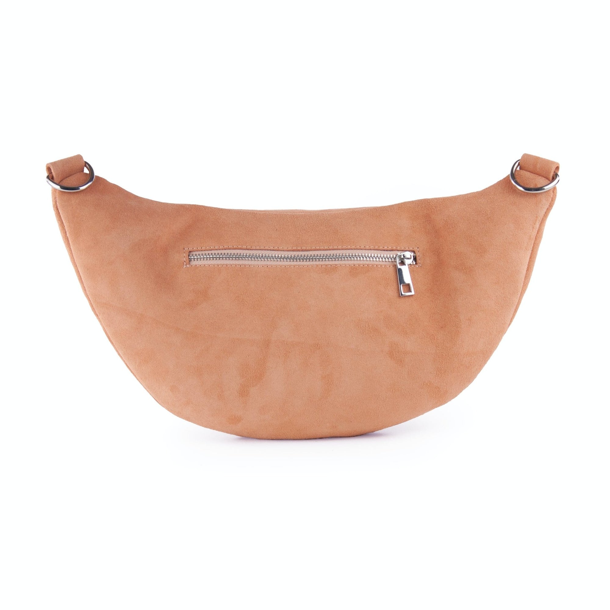 lepelou - leder - Bauchtasche - XL Wildleder Bauchtasche peach mit Wechselgurt - 