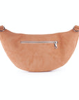 lepelou - leder - Bauchtasche - XL Wildleder Bauchtasche peach mit Wechselgurt - 