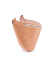 lepelou - leder - Bauchtasche - XL Wildleder Bauchtasche peach mit Wechselgurt - 