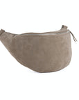 lepelou - leder - Bauchtasche - XL Wildleder Bauchtasche taupe mit Wechselgurt - LPBVALTAUXL5