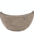 lepelou - leder - Bauchtasche - XL Wildleder Bauchtasche taupe mit Wechselgurt - LPBVALTAUXL5