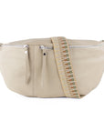 lepelou - leder - Bauchtasche - XXL Bauchtasche CLARA beige - LPBCLABEIE3