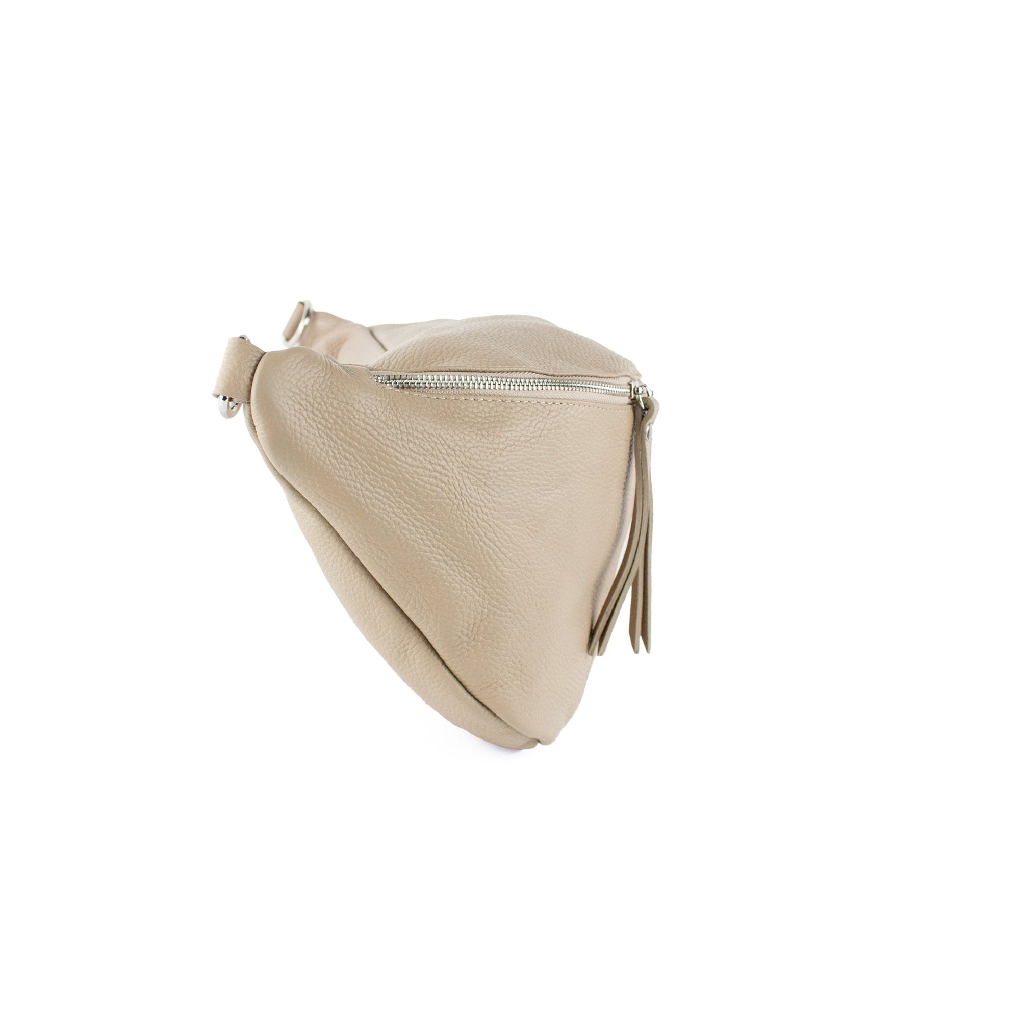 lepelou - leder - Bauchtasche - XXL Bauchtasche CLARA beige - LPBCLABEIE5