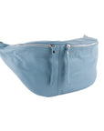 lepelou - leder - Bauchtasche - XXL Bauchtasche CLARA blau - LPBCLABLAE4