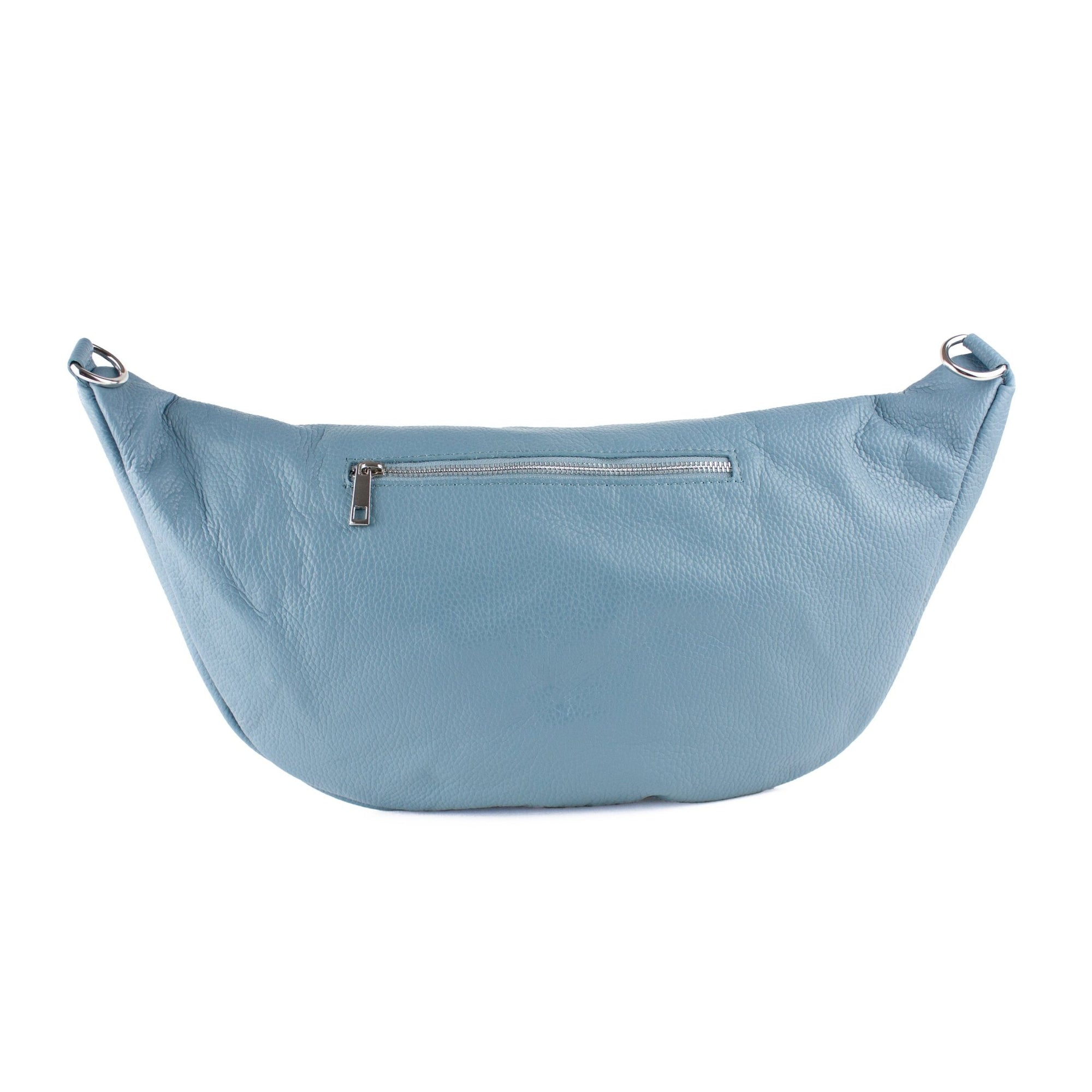 lepelou - leder - Bauchtasche - XXL Bauchtasche CLARA blau - LPBCLABLAE4