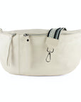 lepelou - leder - Bauchtasche - XXL Bauchtasche CLARA creme - LPBCLACREE6