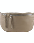 lepelou - leder - Bauchtasche - XXL Bauchtasche CLARA taupe - LPBCLATAUE