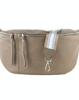 lepelou - leder - Bauchtasche - XXL Bauchtasche CLARA taupe - LPBCLATAUE5