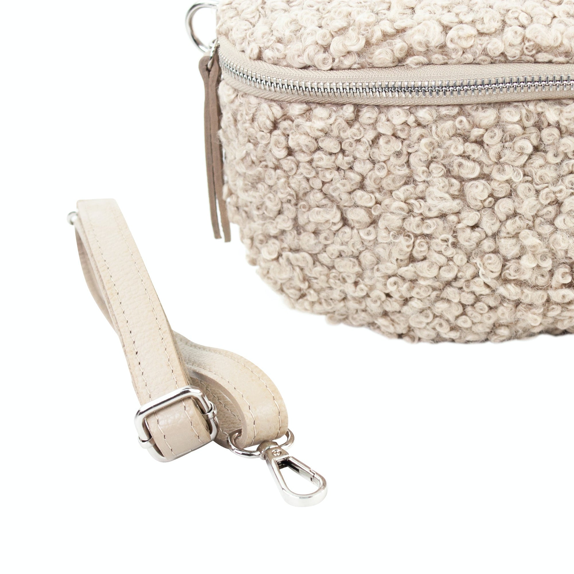 lepelou - leder - Bauhtasche - EMMA beige - LPBEMMBEIE