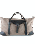 lepelou - leder - DAVID – Canvas & Leder Weekender braun - LPWCANBRA