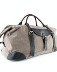 lepelou - leder - DAVID – Canvas & Leder Weekender braun - LPWCANBRA