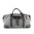 lepelou - leder - DAVID – Canvas & Leder Weekender grau - LPWCANGRA