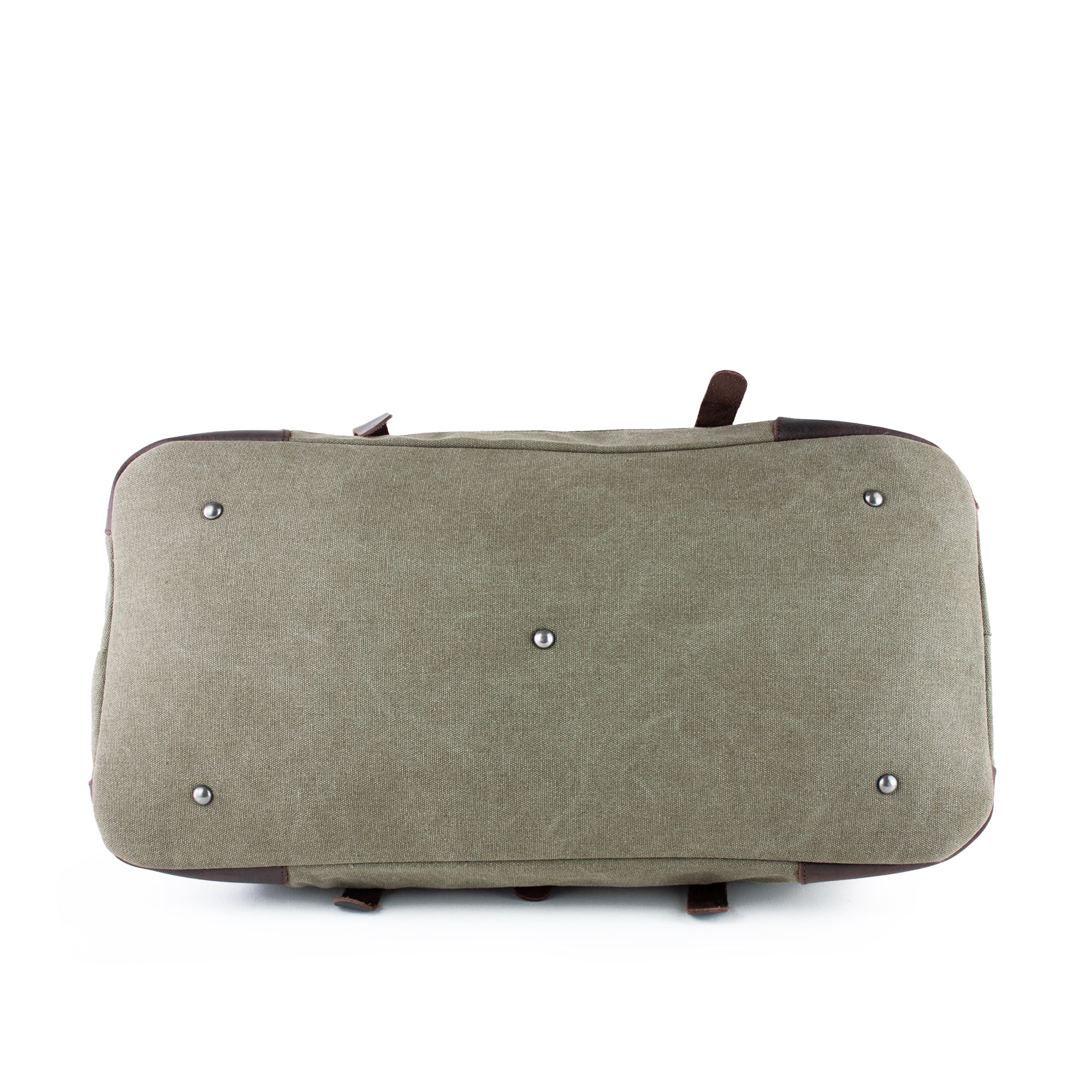 lepelou - leder - DAVID – Canvas &amp; Leder Weekender khaki - LPWCANKHA