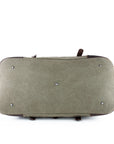 lepelou - leder - DAVID – Canvas & Leder Weekender khaki - LPWCANKHA