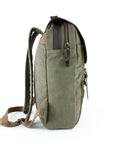 lepelou - leder - FELIX – Canvas & Leder Rucksack khaki - LPRCANKHA