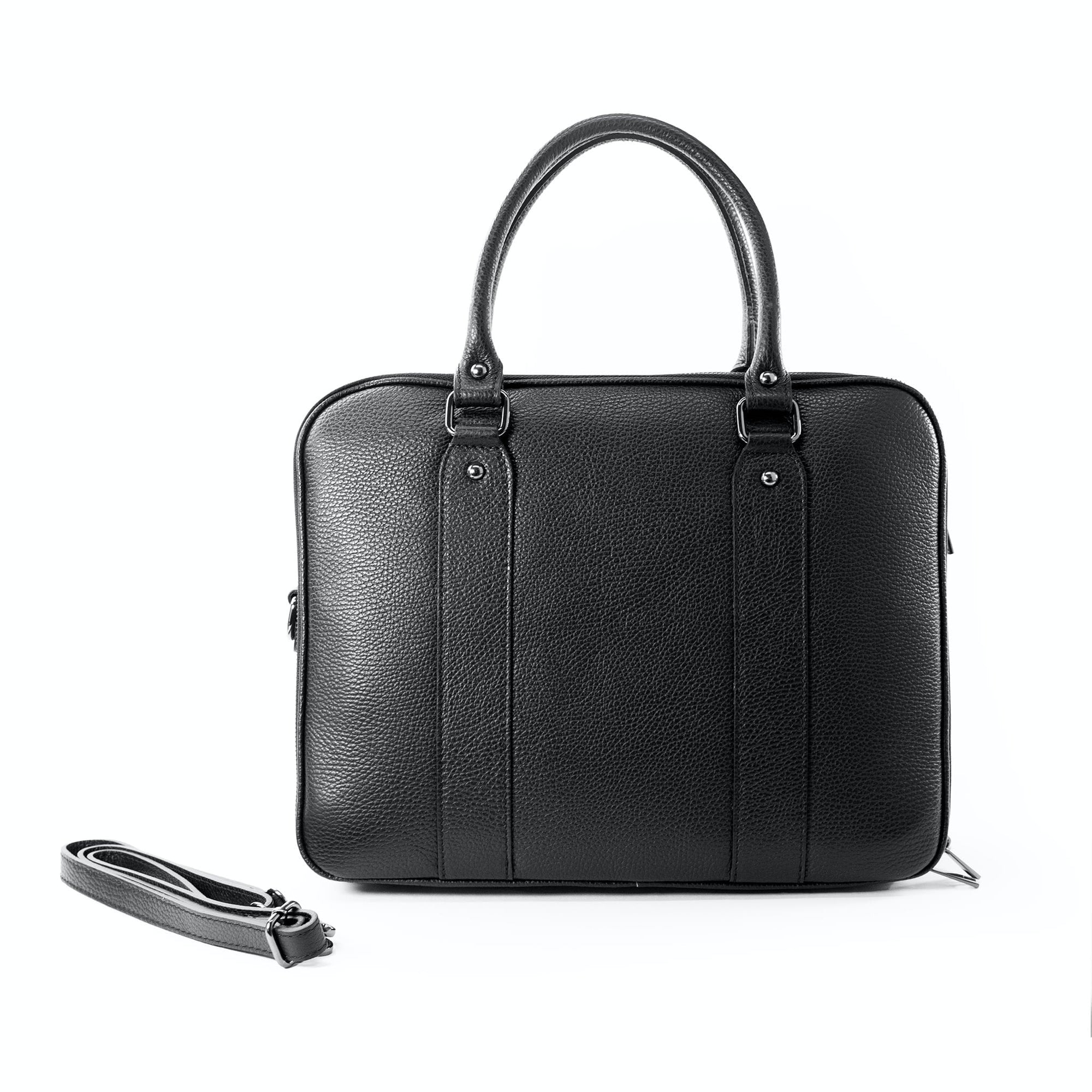 lepelou - leder - Laptoptasche - LINO – Leder Aktentasche schwarz - LPALINSCHE