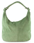 lepelou - leder - LILLY – Wildleder Shopper grün - 