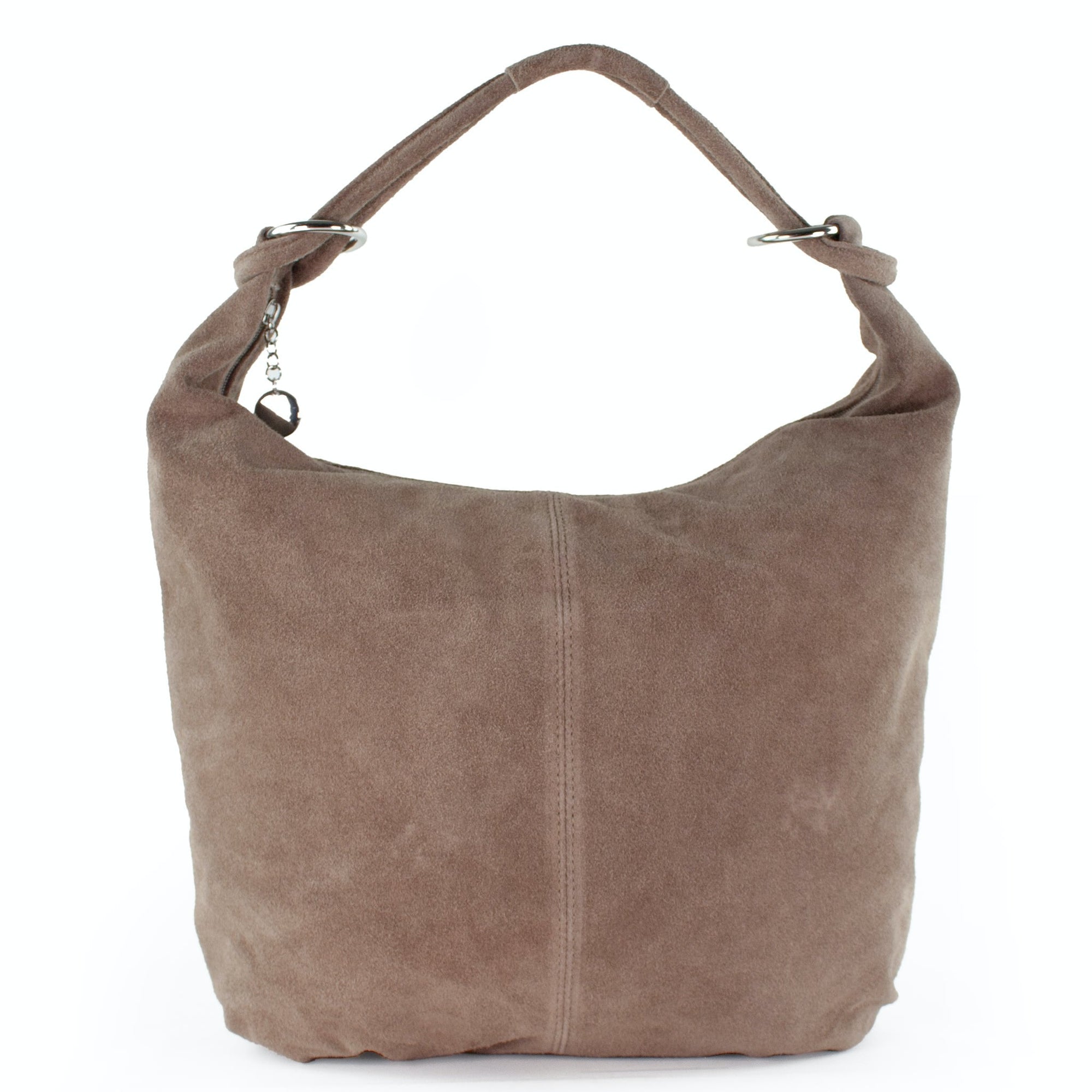 lepelou - leder - LILLY – Wildleder Shopper taupe - 