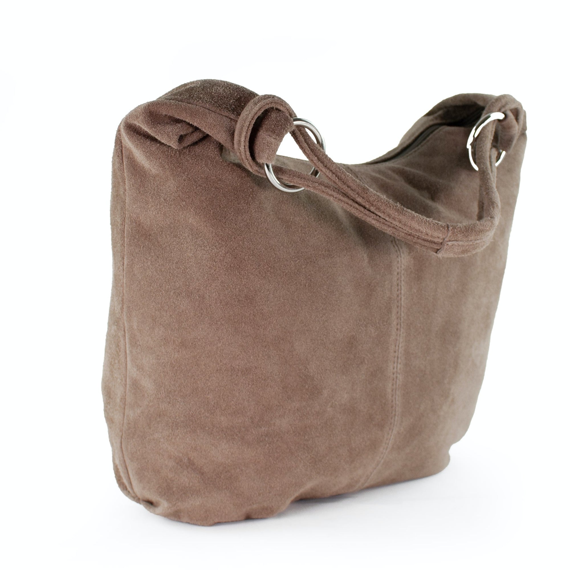 lepelou - leder - LILLY – Wildleder Shopper taupe - 