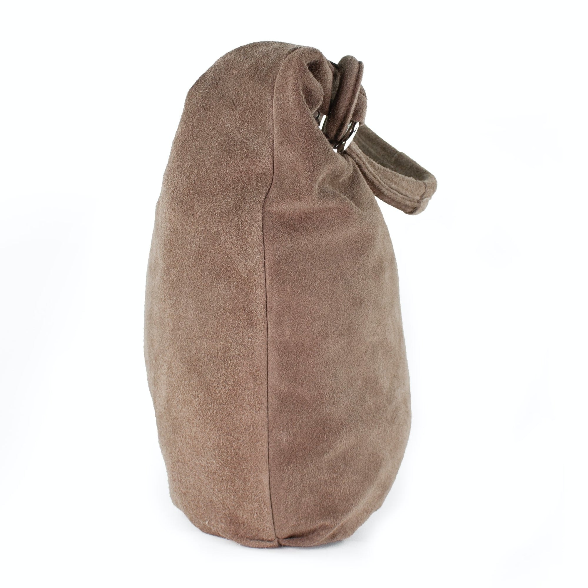 lepelou - leder - LILLY – Wildleder Shopper taupe - 